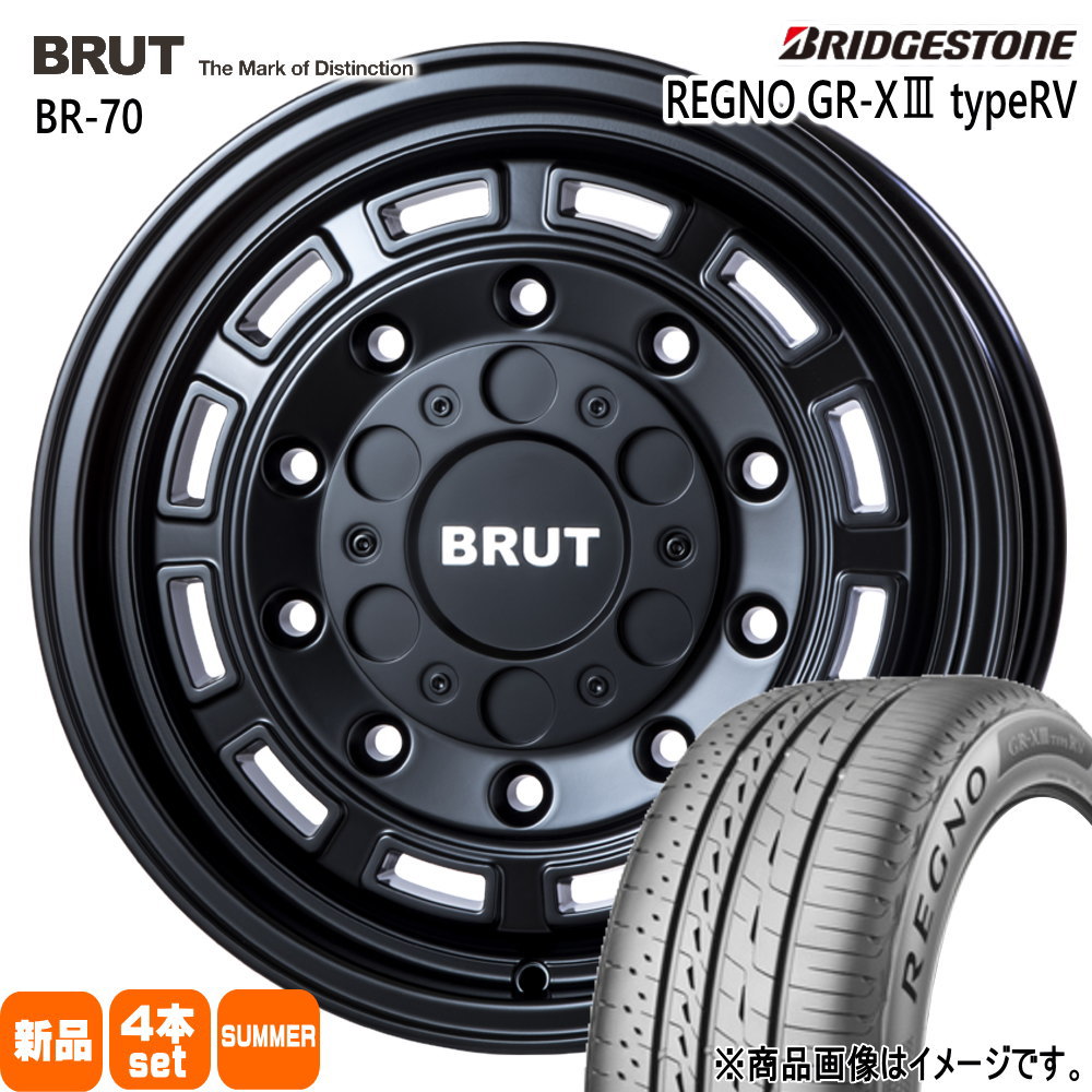 225/60R17 99H ブリヂストン REGNO GR-X3 type RV 夏用 サマータイヤ BRUT BR-70 30系アルファード/T31エクストレイル