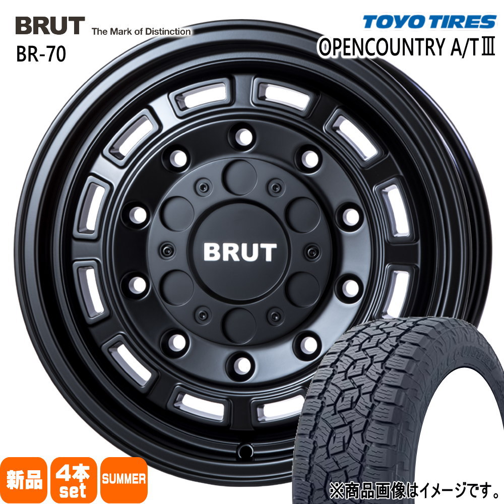TOYO TIRES - 215/60R17 96H トーヨータイヤ OPENCOUNTRY A/T3 夏用 朱夏タイア BRUT BR-70 T30/31エクストレイル /20系ヴェルファイア 夏タイヤ、ホイールセット-車、バイク、自転車-自動車