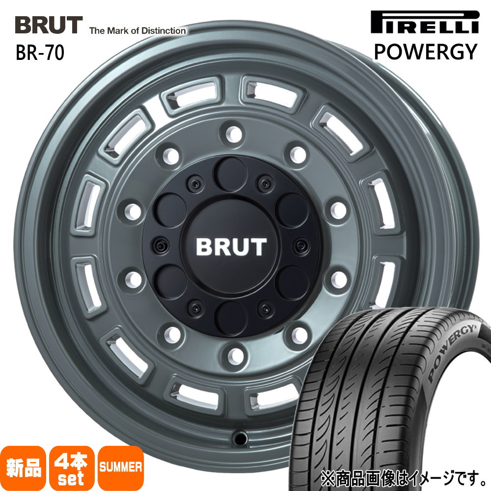 215/65R16 98H ピレリ POWERGY 夏用 サマータイヤ BRUT BR-70 200系 ハイエース 専用