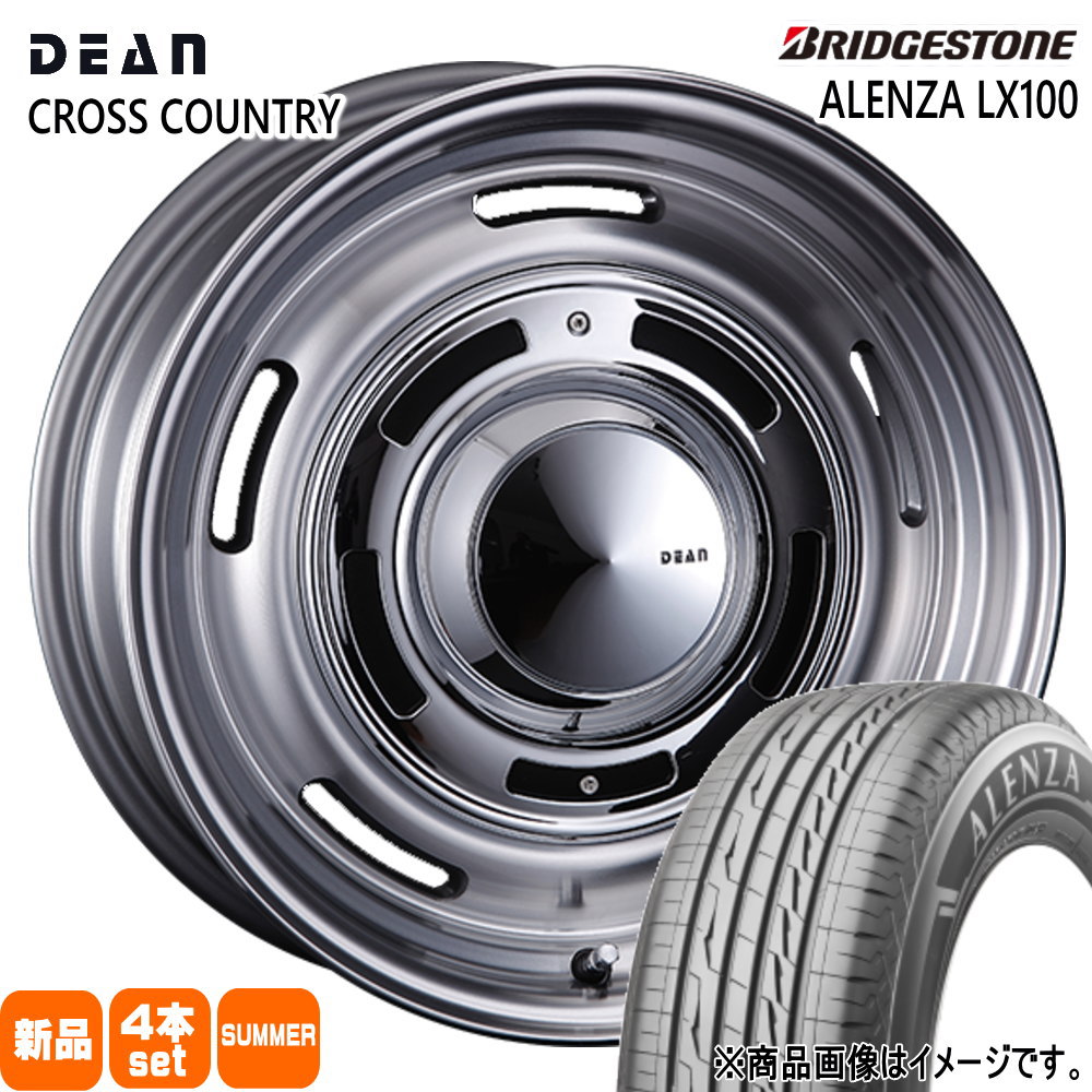 245/65R17 107H ブリヂストン ALENZA LX100 夏用 サマータイヤ DEAN CROSS COUNTRY トヨタ RAV4