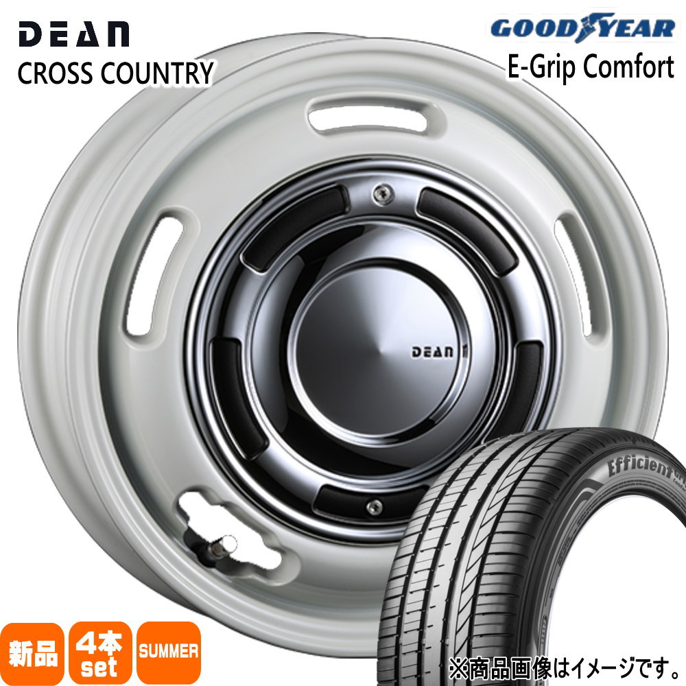 165/60R14 75H グッドイヤー EfficientGrip Comfort 夏用 サマータイヤ DEAN CROSS COUNTRY エブリィワゴン アトレー etc