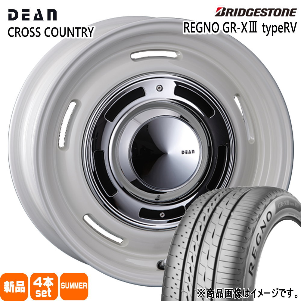 225/60R17 99H ブリヂストン REGNO GR-X3 type RV 夏用 サマータイヤ DEAN CROSS COUNTRY 30系アルファード/T31エクストレイル