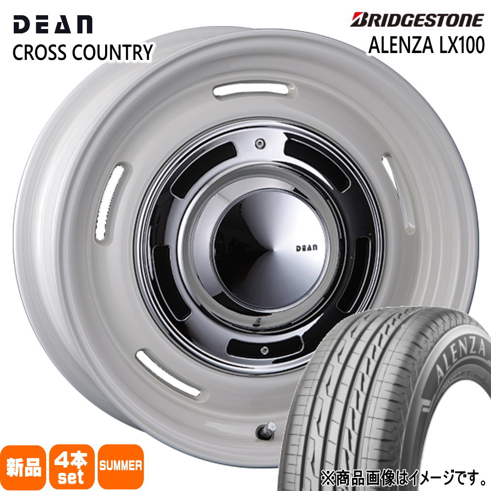 245/65R17 107H ブリヂストン ALENZA LX100 夏用 サマータイヤ DEAN CROSS COUNTRY トヨタ RAV4