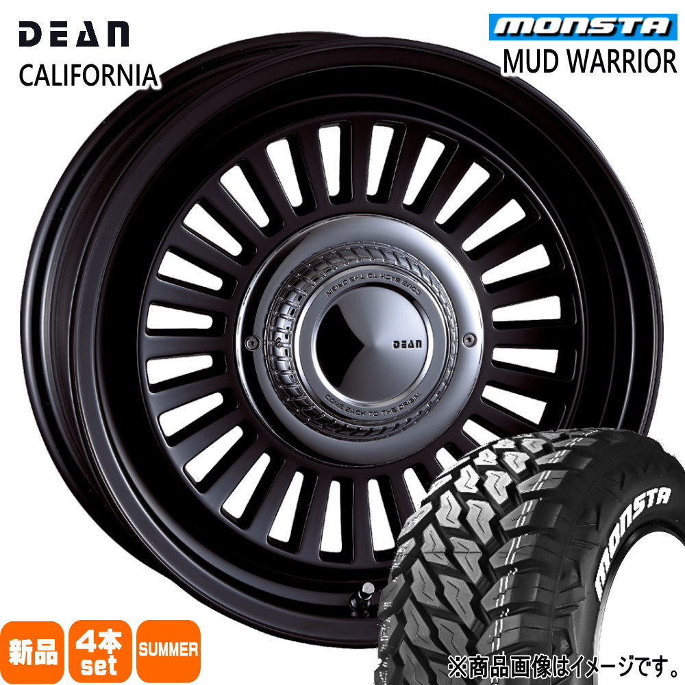 265/75R16 123/120Q モンスタ MUD WARRIOR 夏用 サマータイヤ DEAN CALIFORNIA FJクルーザー