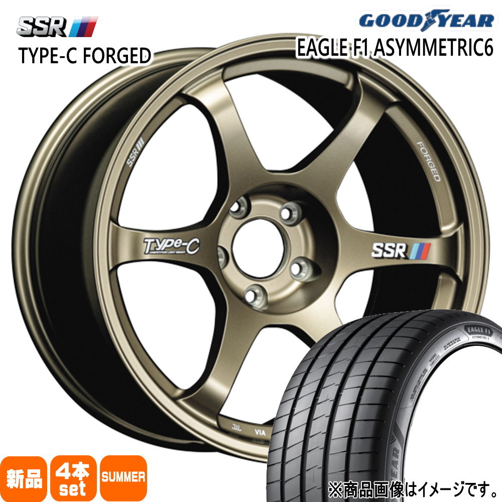 235/45R18 98Y XL グッドイヤー EAGLE F1 ASYMMETRIC6 夏用 サマータイヤ Type-C FPRGED LEXUS GS カムリ マークX