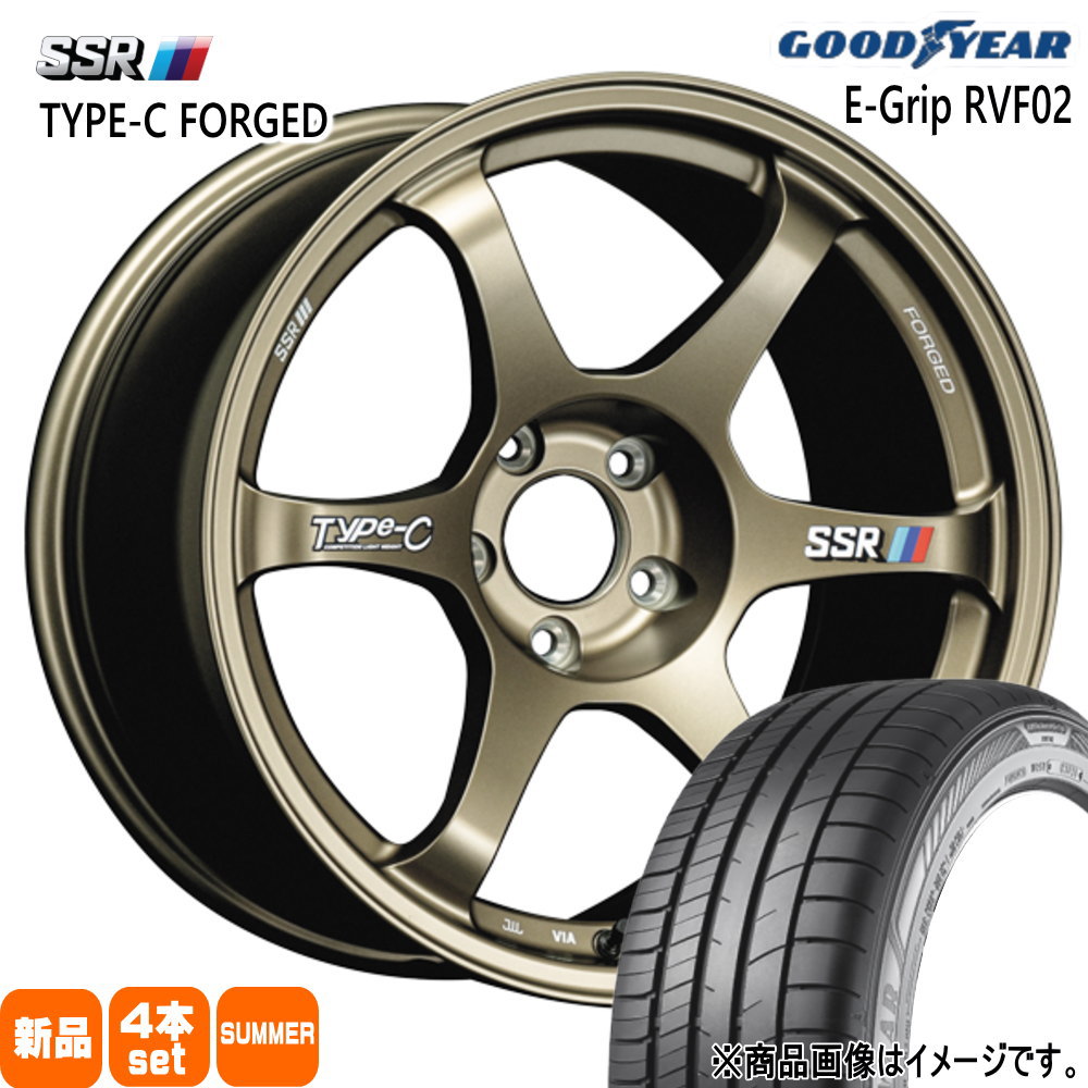 205/55R17 95V グッドイヤー EfficentGrip RVF02 夏用 サマータイヤ Type-C FPRGED マツダ MAZDA3 /日産 キックス