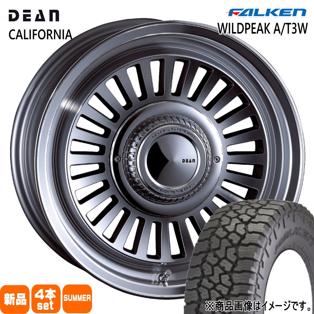 265/75R16 123/120Q LT ファルケン WILDPEAK A/T3W 夏用 サマータイヤ DEAN CALIFORNIA FJクルーザー