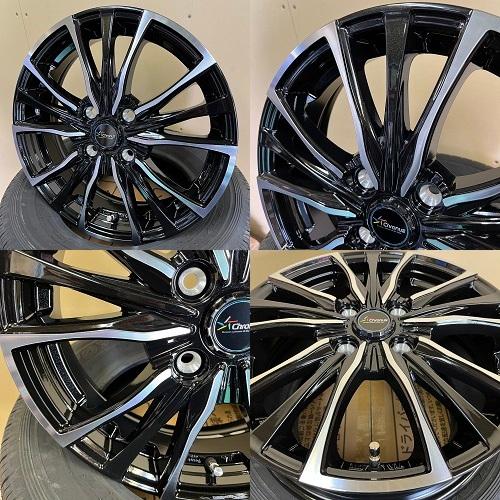 155/65R14 75Q ブリヂストン BLIZZAK WZ-1 冬用 スタッドレスタイヤ Chronus CH-110 軽自動車 N BOX タント スペーシア デイズ 14インチの画像