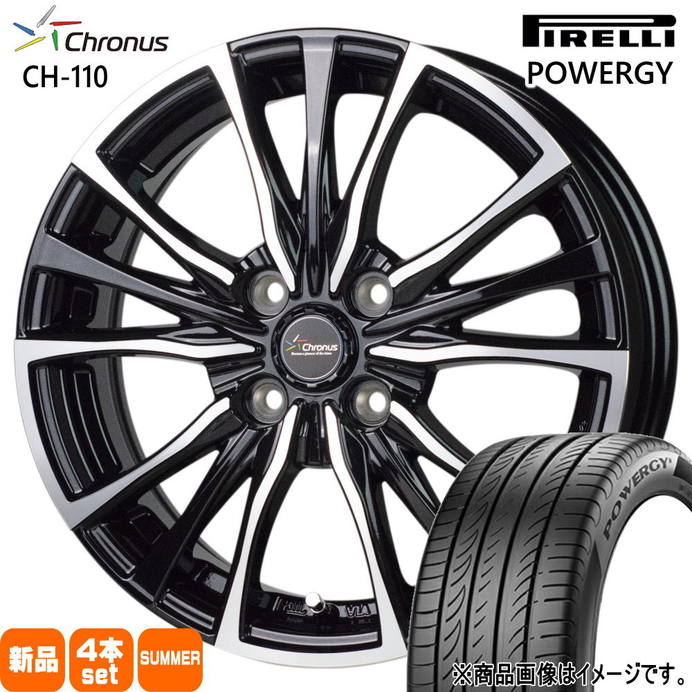 185/60R15 84H ピレリ POWERGY 夏用 サマータイヤ Chronus CH-110 トヨタ ヤリス P10アクア フィールダー 15インチ