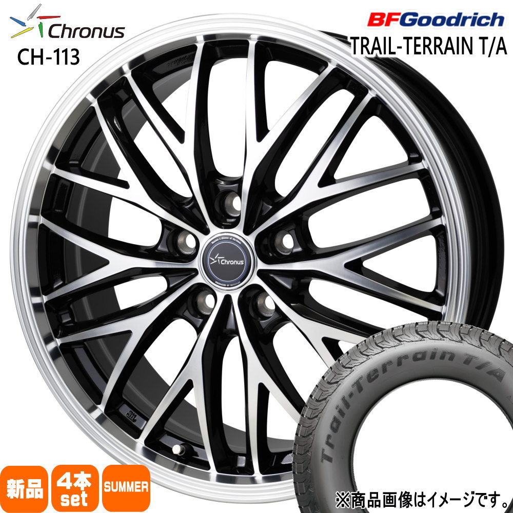 235/60R18 107H XL BFグッドリッチ TRAIL-TERRAIN T/A 夏用 サマータイヤ Chronus CH-113 マツダ CX-60 ホンダ RT/RW系CR-V 18インチ