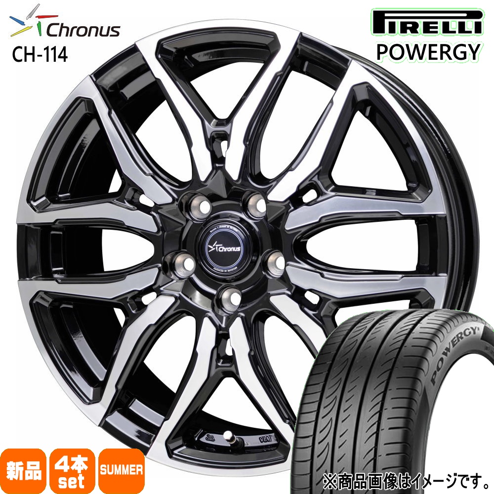245/35R19 93Y XL ピレリ POWERGY 夏用 サマータイヤ Chronus CH-114 クラウン マークX