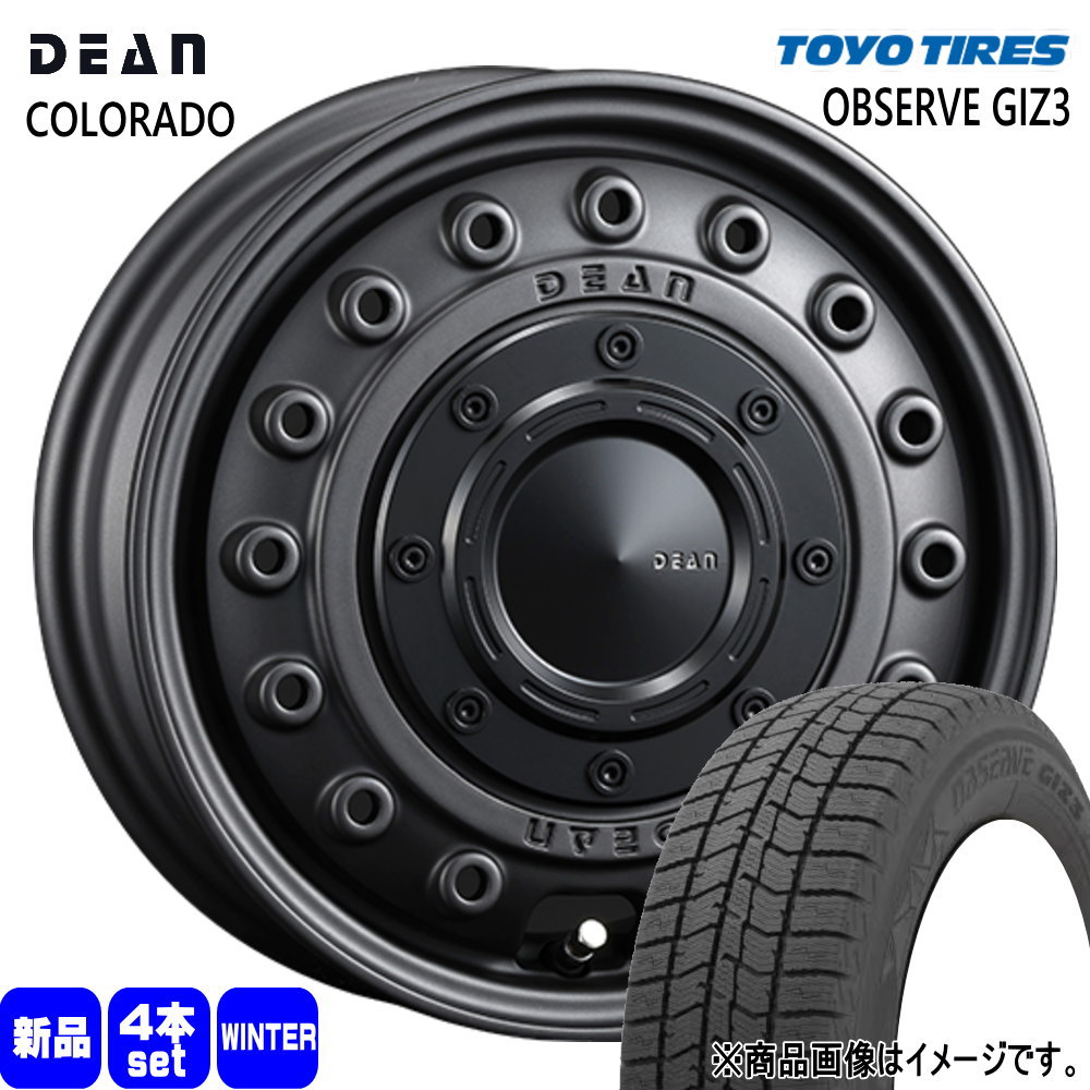 165/55R14  トーヨータイヤ OBSERVE GIZ3 冬用 スタッドレスタイヤ DEAN COLORADO ゼスト AZワゴン パレット etc