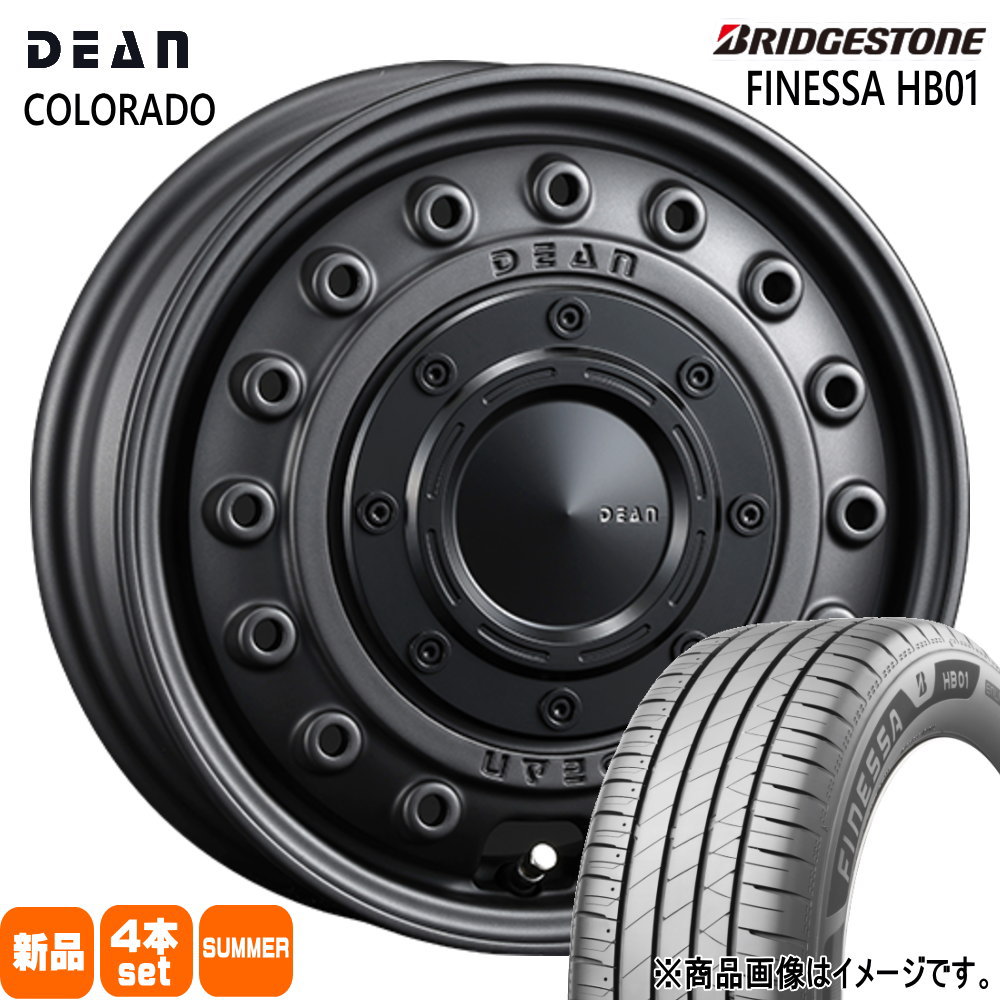 155/65R14 75H ブリヂストン FINESSA HB01 夏用 サマータイヤ DEAN COLORADO 軽自動車 N BOX タント スペーシア デイズ