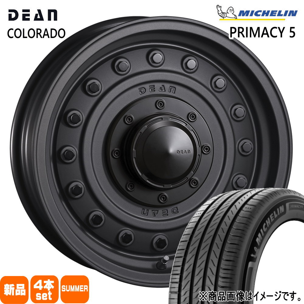 205/65R16 95W ミシュラン RIMACY 5 夏用 サマータイヤ DEAN COLORADO ヤリスクロス/RP6-8ステップワゴン