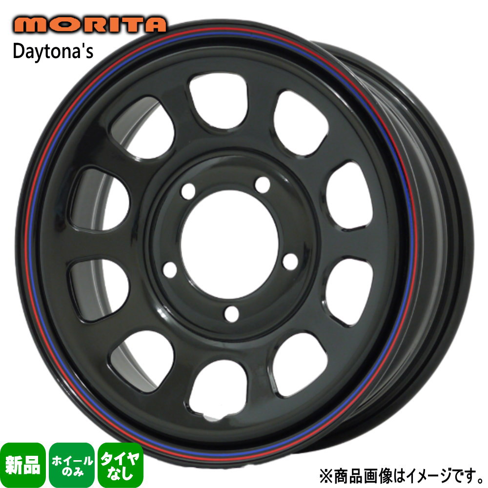 15 × 6.0 +0 5/139.7 4本セット ジムニーシエラ 森田システム DAYTONA'S 新品 15インチ ホイールのみ