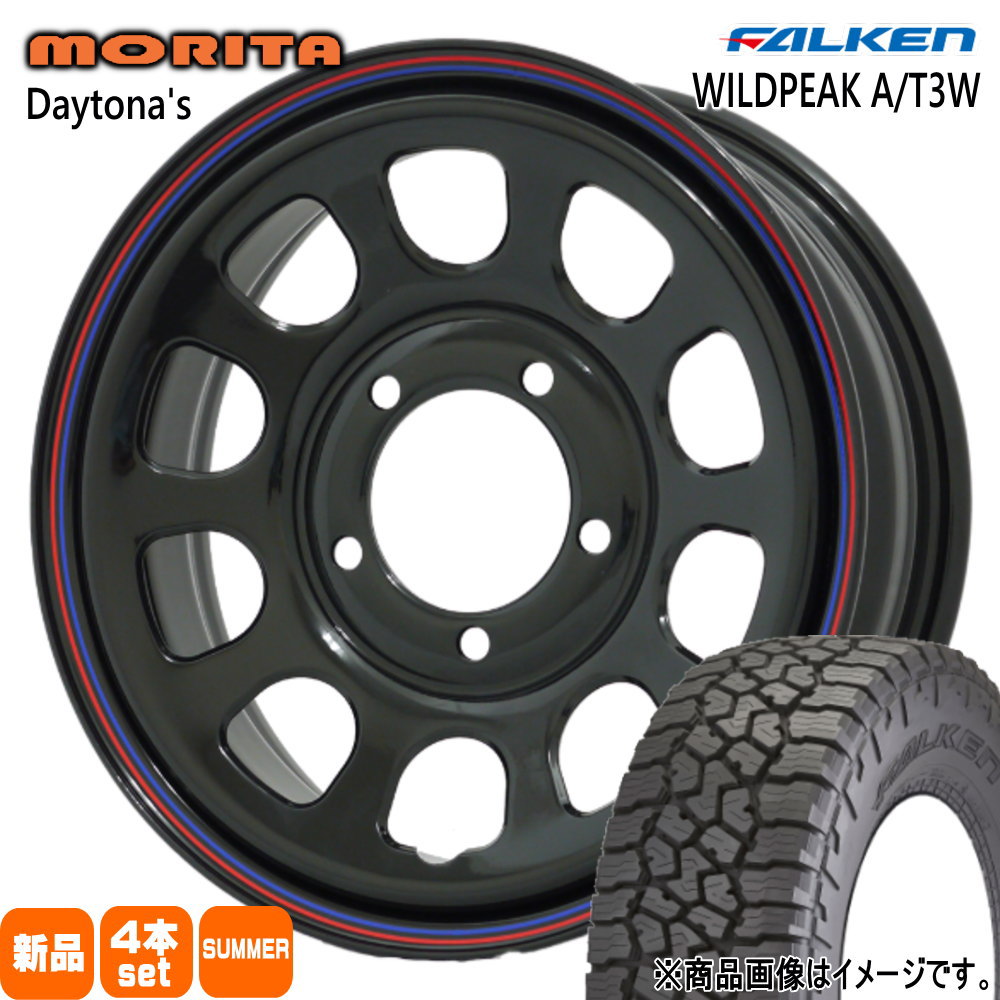 FALKEN（タイヤ） - 法人送りとどける 235/70R16 109T XL ファルケン A/T3W 夏用 炎節タイア DAYTONA'S スズキ JB74 ジムニーシエラ 専用