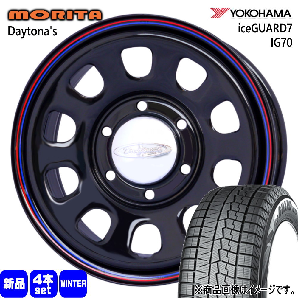 ヨコハマタイヤ - 215/60R17 96Q ヨコハマ iceGUARD7 IG70 冬用 スタッドレスタイヤ DAYTONA'S 200系 御機嫌はやりっ児 専用 タイヤ、ホイール-自動車-冬タイヤ、ホイールセット