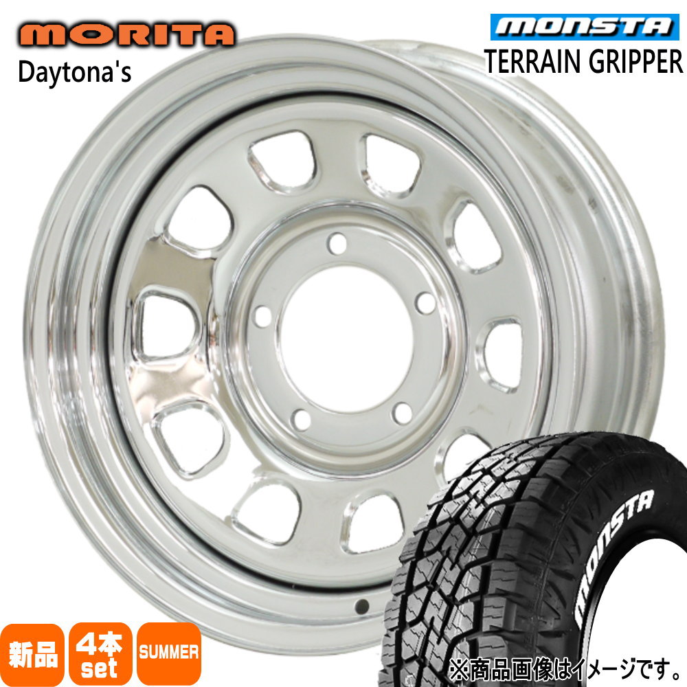 MONSTA TYRES - 215/70R16 107/105Q LT モンスタ TERRAIN GRIPPER 夏用 朱夏タイア DAYTONA'S G2 JB64 JB23 ジムニー 専用 車、バイク、自転車-タイヤ、ホイール