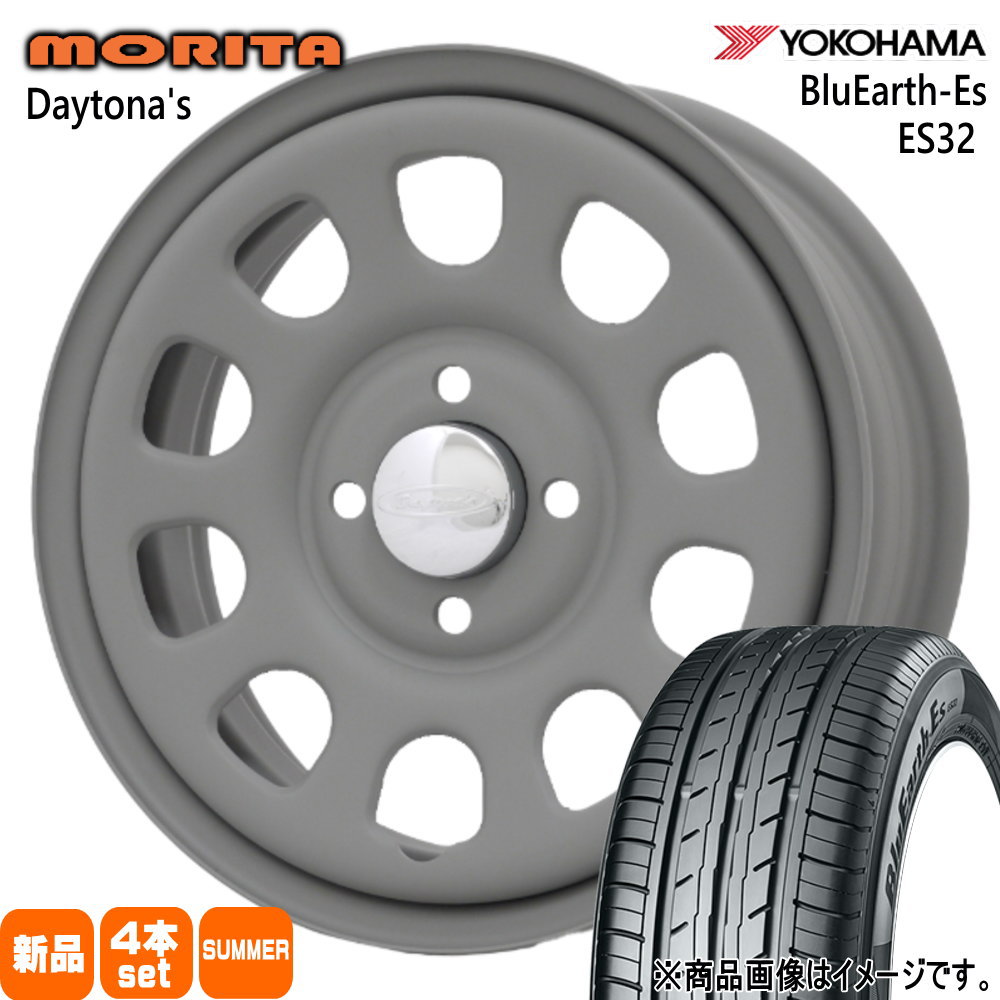 155/65R14 75S ヨコハマ BluEarth-Es ES32 夏用 サマータイヤ DAYTONA'S G2 軽自動車