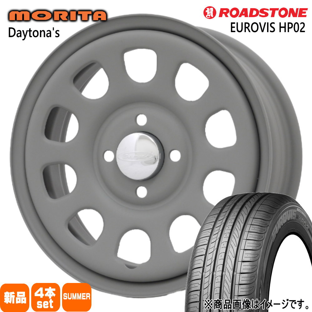 175/65R14 82H ロードストーン EUROVIS HP02 夏用 サマータイヤ DAYTONA'S 50系 サクシード プロボックス ワゴン
