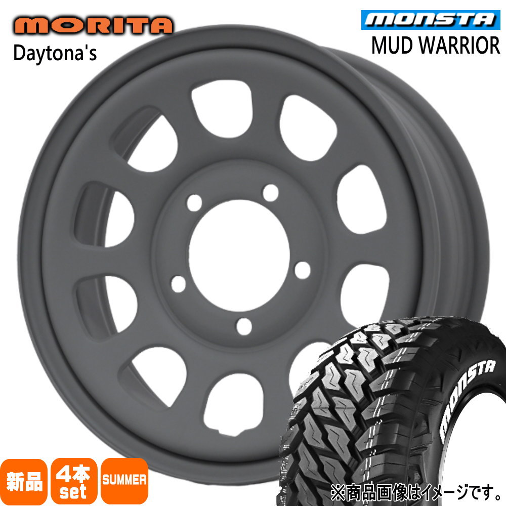215/70R16 107/105Q LT モンスタ MUD WARRIOR 夏用 サマータイヤ DAYTONA'S G2 JB64 JB23 ジムニー 専用