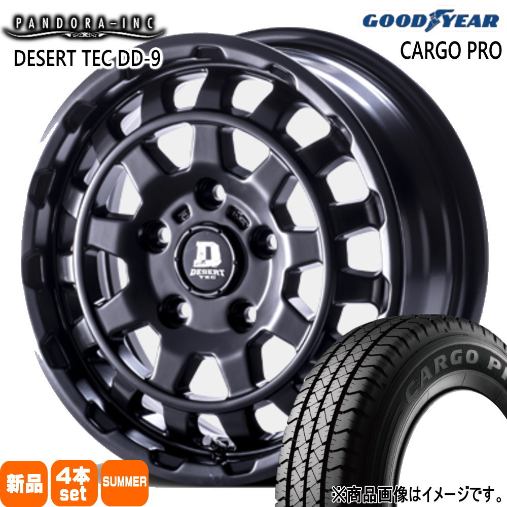 175/80R14 99/98N LT グッドイヤー CARGO PRO 夏用 サマータイヤ DESERT TEC DD-9 トヨタ タウンエーストラック S403/S413