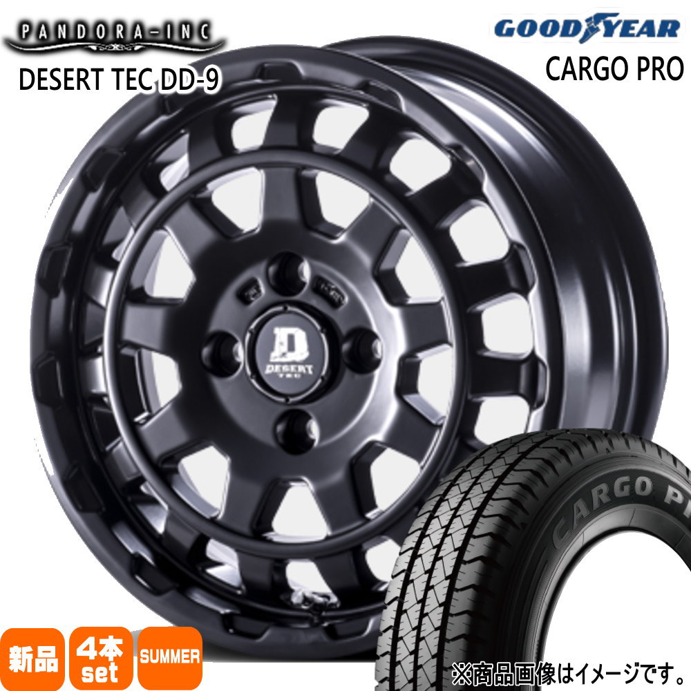 175/80R14 99/98N LT グッドイヤー CARGO PRO 夏用 サマータイヤ DESERT TEC DD-9 日産 NV200 バネット VNM20
