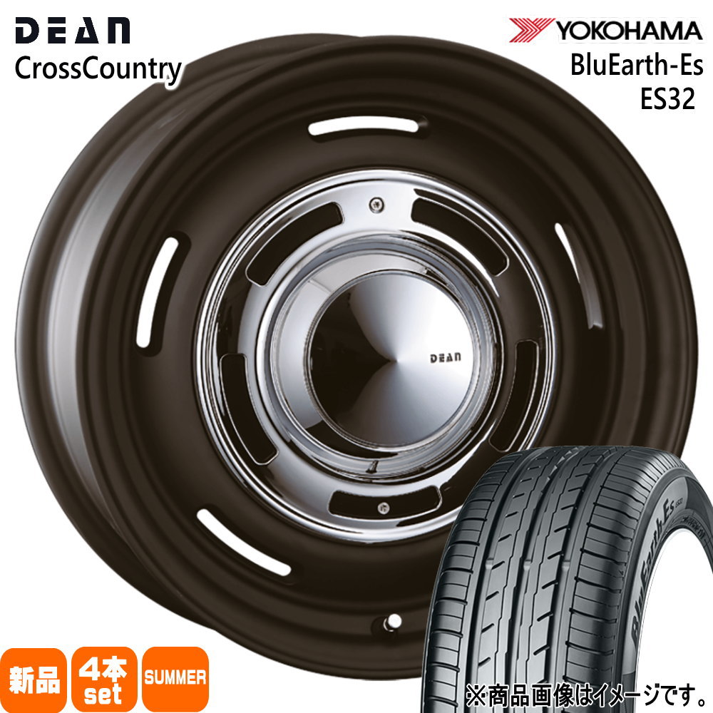 165/55R14 72V ヨコハマ BluEarth-Es ES32 夏用 サマータイヤ DEAN CROSS COUNTRY ゼスト AZワゴン パレット etc  14インチ