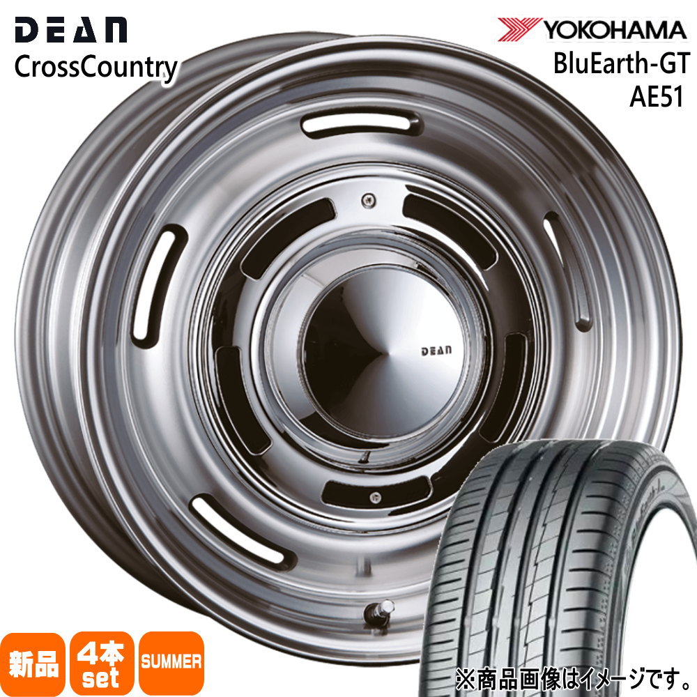 175/60R16 82H ヨコハマ BluEarth-GT AE51 夏用 サマータイヤ DEAN CROSS COUNTRY イグニス クロスビー ラクティス100系  16インチ