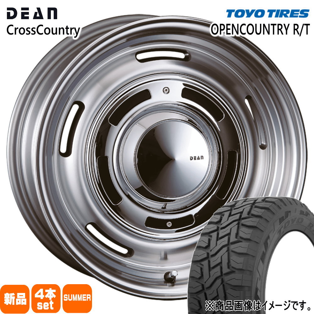 OPEN COUNTRY - 215/70R16 100Q トーヨータイヤ OPENCOUNTRY R/T 夏用 朱夏タイア DEAN CROSS COUNTRY JB74 ジムニーシエラ 専用  16in タイヤ、ホイール-夏タイヤ、ホイールセット-車、バイク、自転車