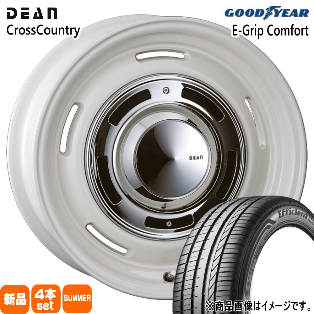165/50R15 73V グッドイヤー EfficientGrip Comfort 夏用 サマータイヤ DEAN CROSS COUNTRY ラパン ムーヴ ゼスト  15インチ