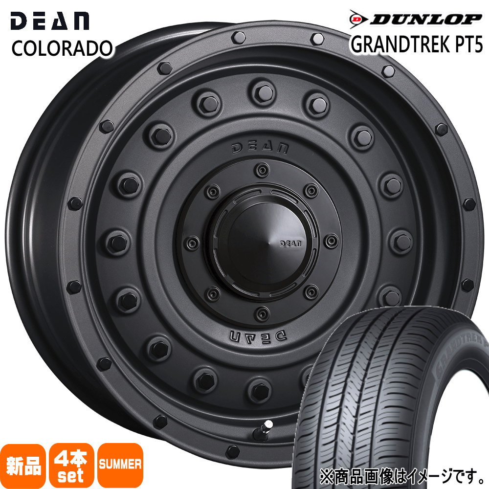 GRANDTREK - 265/65R17 112H ダンロップ PT5 夏用 朱夏タイア DEAN COLORADO トヨタ ハイラックス プラド  17in 夏タイヤ、ホイールセット-車、バイク、自転車