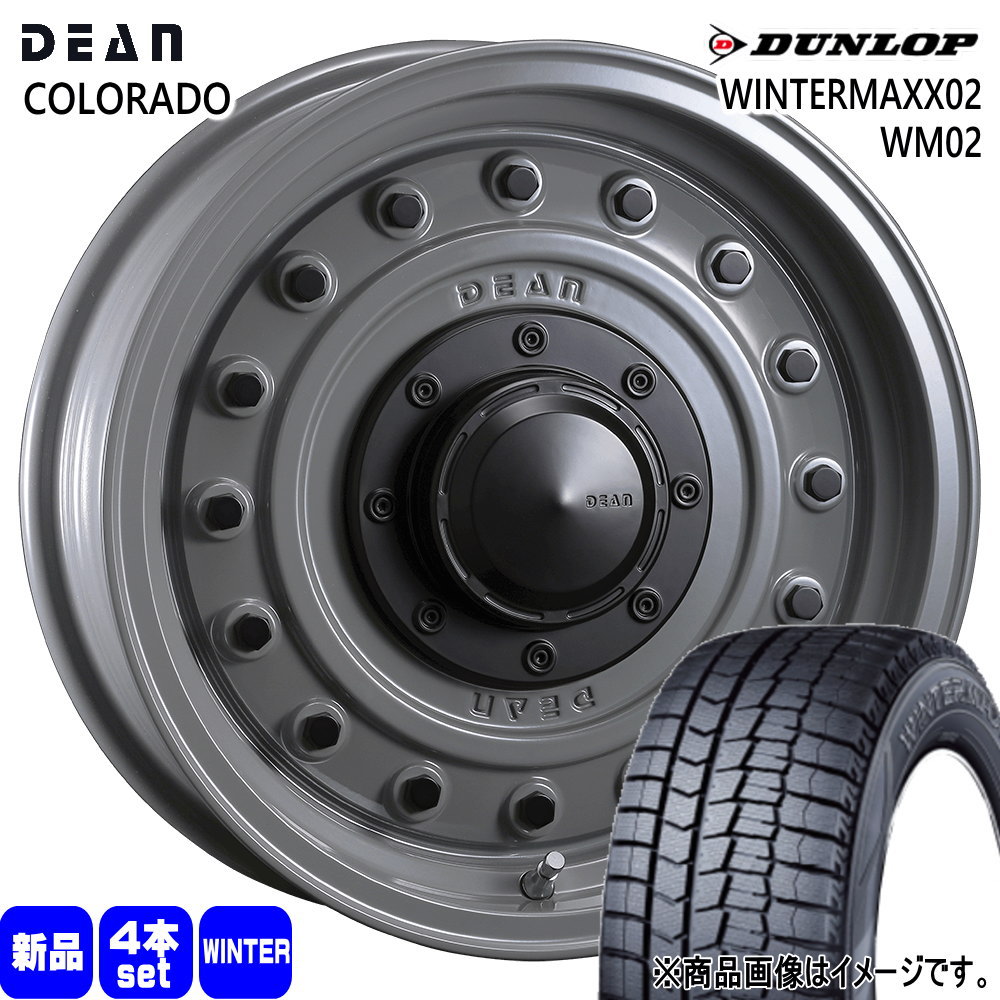 205/65R16  ダンロップ WINTERMAXX02 WM02 冬用 スタッドレスタイヤ DEAN COLORADO トヨタ ヤリスクロス/日産 J32ティアナ ステージア 16インチ