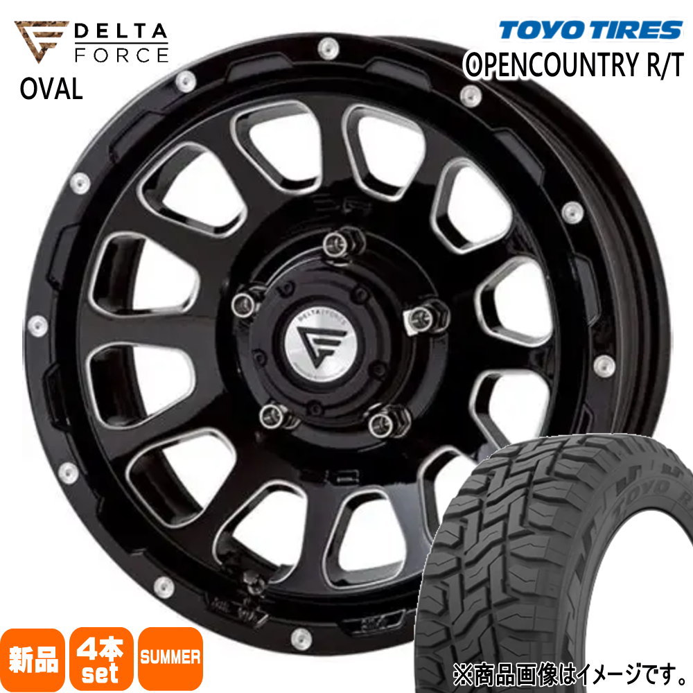 TOYO TIRES - 法人送りとどける 215/70R16 100Q トゥーヨー OPENCOUNTRY R/T 夏用 炎節タイア DELTAFORCE OVAL JB74 ジムニーシエラ JC74 ノマド
