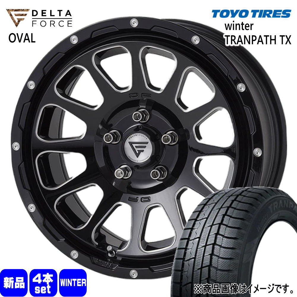 215/60R17 96Q トーヨータイヤ WinterTRANPATH TX 冬用 スタッドレスタイヤ OVAL 日産 T30/T31エクストレイル 17インチ