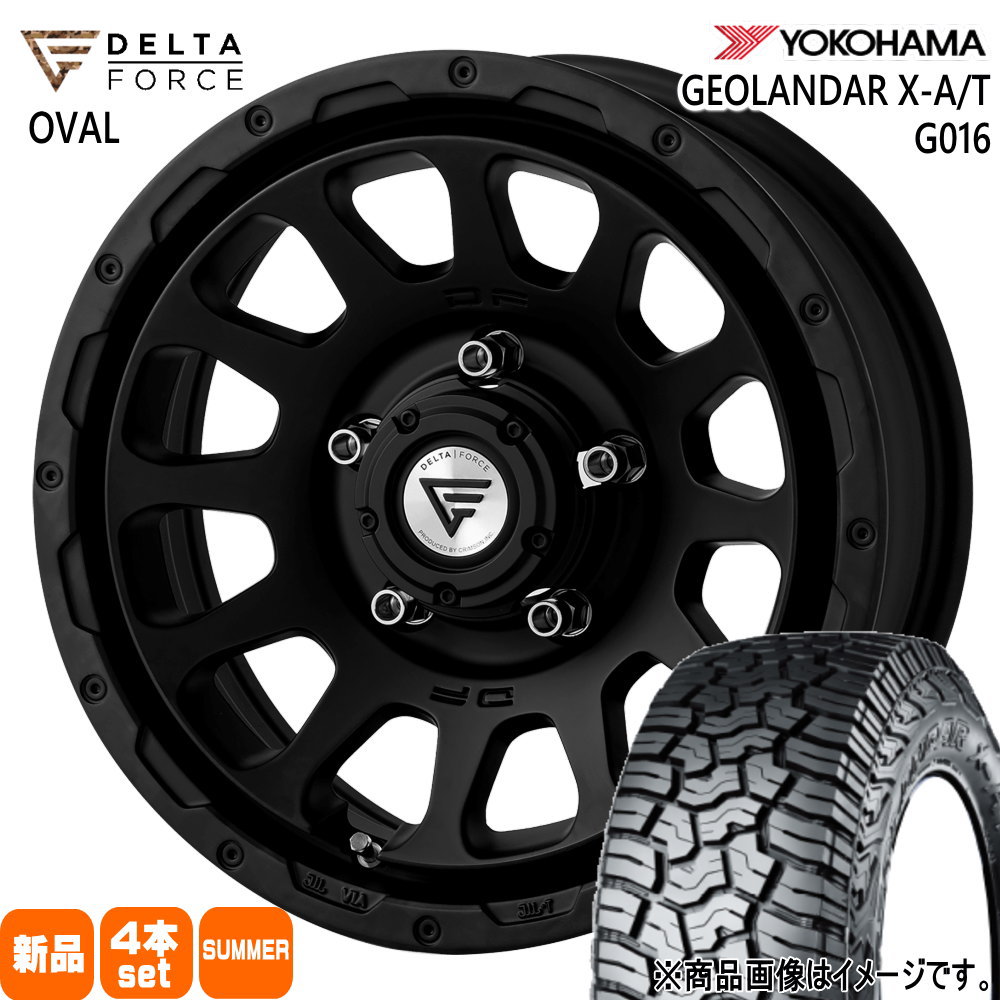ヨコハマタイヤ - 法人送りとどける 215/70R16 100/97Q LT ヨコハマ GEOLANDAR G016 夏用 炎節タイア DELTAFORCE OVAL JB64 JB23 ジムニー 専用
