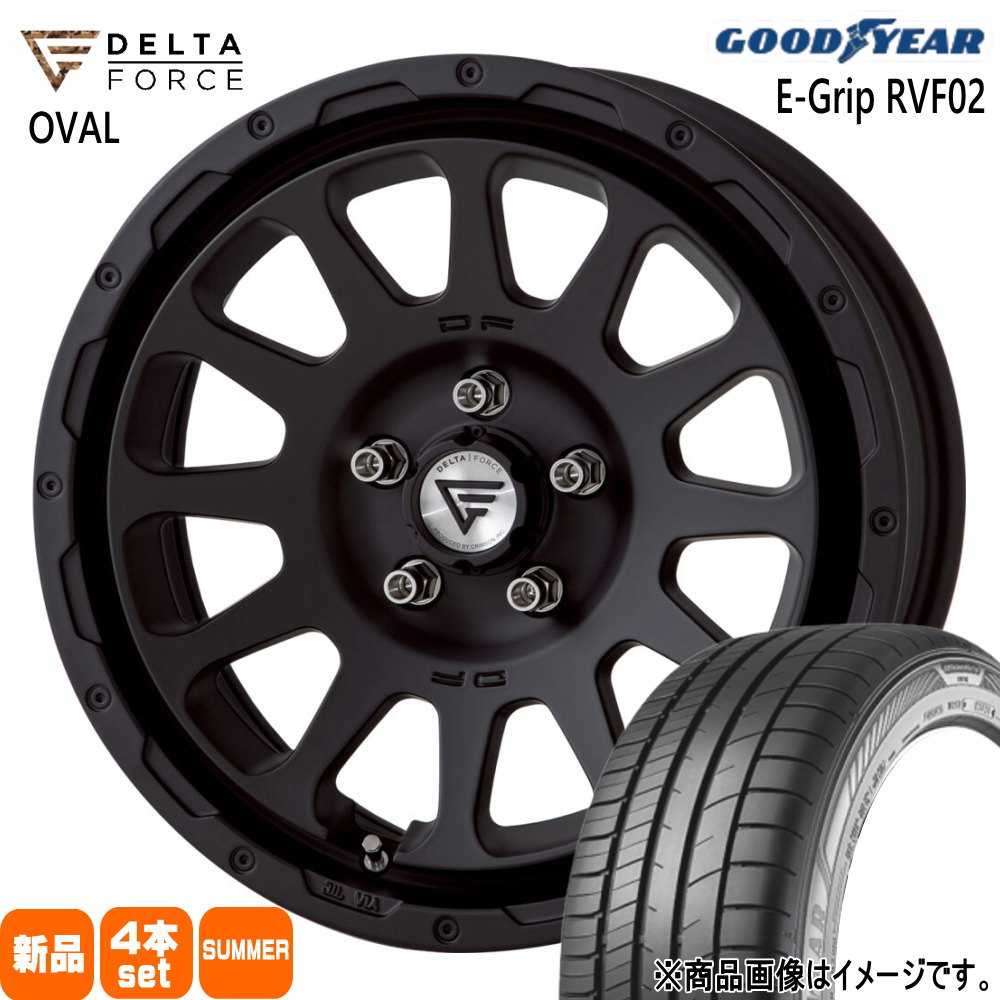 225/60R17 99H グッドイヤー EfficentGrip RVF02 夏用 サマータイヤ OVAL デリカD5 T31エクストレイル  17インチ
