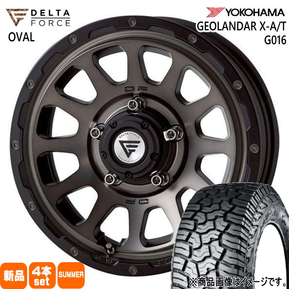 ヨコハマタイヤ - 法人送りとどける 215/70R16 100/97Q LT ヨコハマ GEOLANDAR G016 夏用 炎節タイア DELTAFORCE OVAL JB74 ジムニーシエラ JC74 ノマド