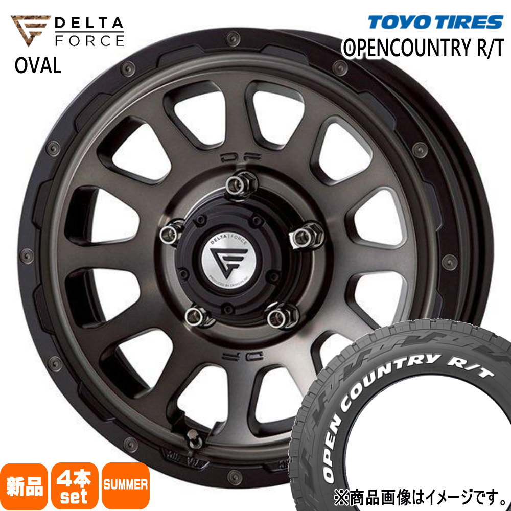 TOYO TIRES - 法人送りとどける 235/70R16 106Q トゥーヨー OPENCOUNTRY R/T 夏用 炎節タイア DELTAFORCE OVAL JB74 ジムニーシエラ JC74 ノマド