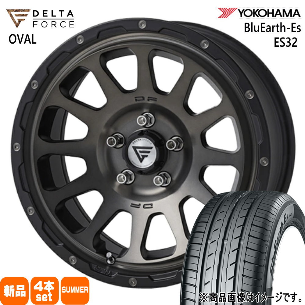 ヨコハマタイヤ - 法人送りとどける 205/60R16 92H ヨコハマ BluEarthEs ES32 夏用 炎節タイア DELTAFORCE OVAL 90 ノア ヴォクシー/ジューク/フロンクス
