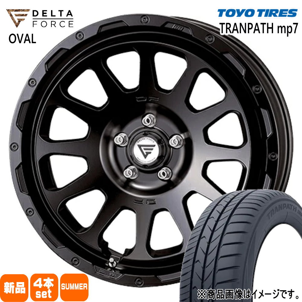 TOYO TIRES - 法人送りとどける 235/50R18  トーヨータイヤ mp7 夏用 炎節タイア DELTAFORCE OVAL ヴェルファイア 20系 30系