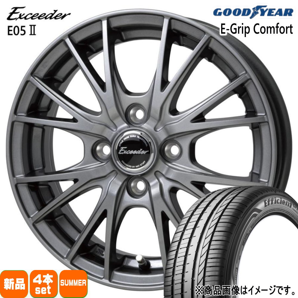 185/60R15 84H グッドイヤー EfficientGrip Comfort 夏用 サマータイヤ Exceeder E05 2 トヨタ ヤリス P10アクア フィールダー