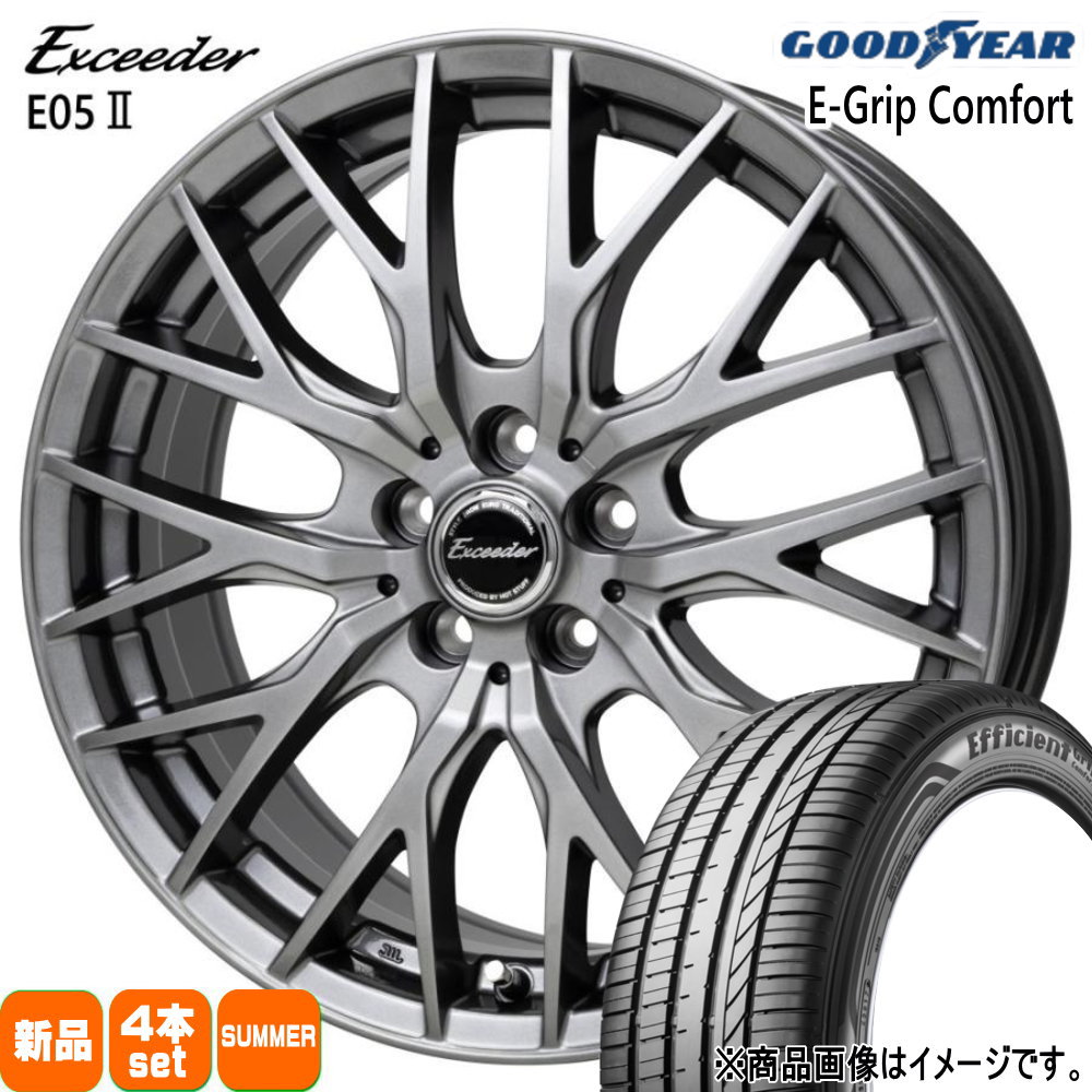 185/65R15 88H グッドイヤー EfficientGrip Comfort 夏用 サマータイヤ Exceeder E05 2 10系 シエンタ プレミオ