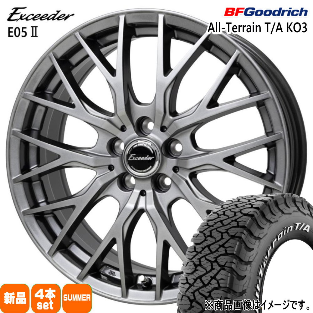 BFグッドリッチ - 法人送りとどける 225/70R16 102/99S LRC LT BF好ましいリット KO3 AT 夏用 炎節タイア Exceeder E05 2 三菱 デリカD5/日産 T31エクストレイル