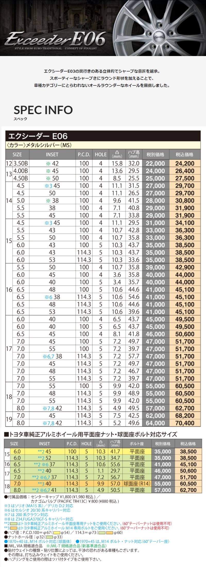 HOT STUFF 1本 日産 セレナ C28〜C25 16×6.0J +45 5/114.3