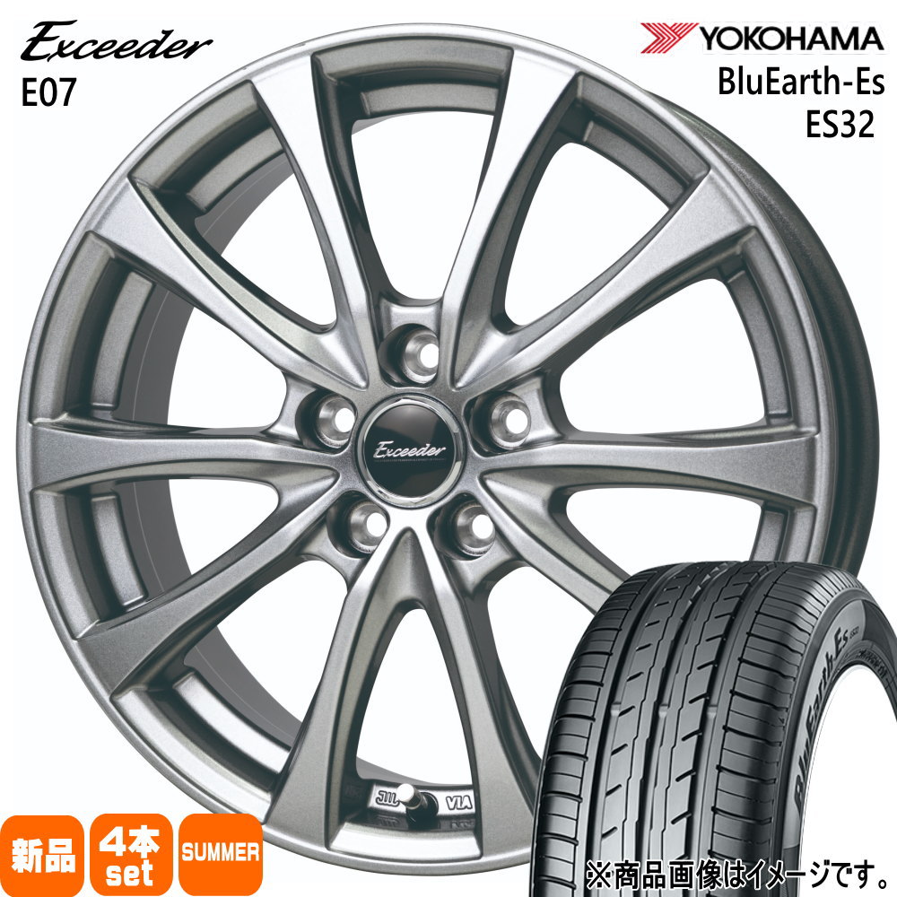 215/45R17 91V XL ヨコハマ BluEarth-Es ES32 夏用 サマータイヤ Exceeder E07 30 50系 プリウス 86 BRZ  17インチ