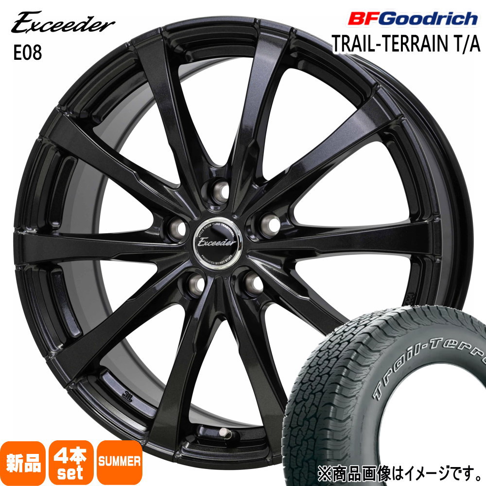 245/65R17 111T XL BFグッドリッチ TRAIL-TERRAIN T/A 夏用 サマータイヤ Exceeder E08 トヨタ RAV4