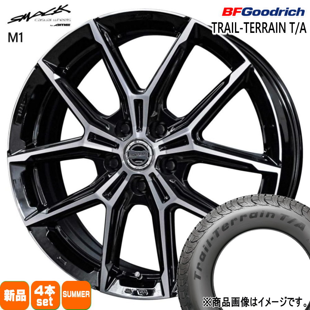 235/60R18 107H XL BFグッドリッチ TRAIL-TERRAIN T/A 夏用 サマータイヤ SMACK +EK M1 GN系 アウトランダー エクストレイル T33