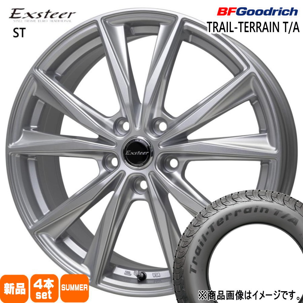 235/55R19 105H XL BFグッドリッチ TRAIL-TERRAIN T/A 夏用 サマータイヤ Exsteer ST クラウンスポーツ GN系アウトランダー