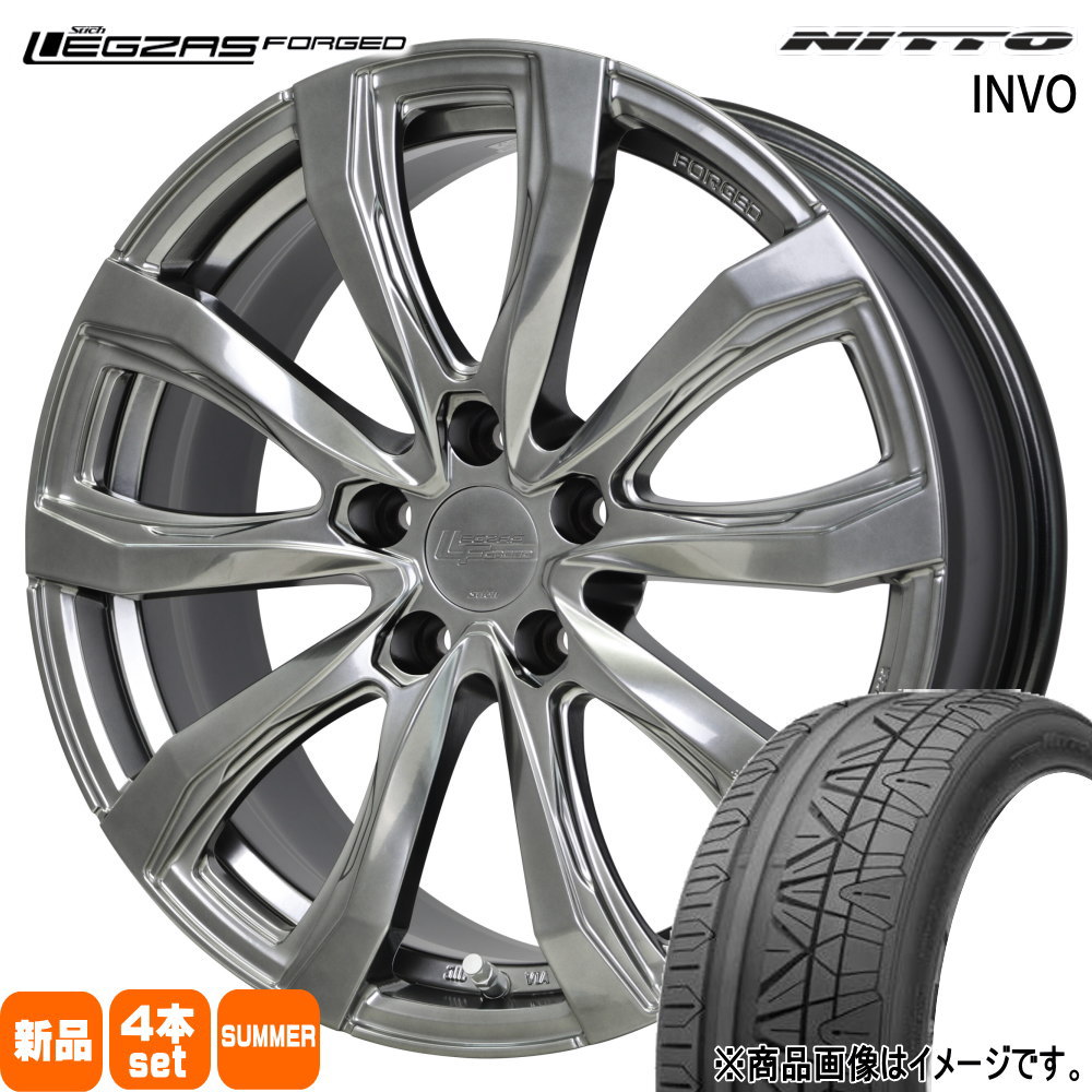 245/40R19 98W XL ニットー INVO 夏用 サマータイヤ LEGZAS FORGED FS-01 トヨタ専用 20系 アルファード ヴェルファイア  19インチ